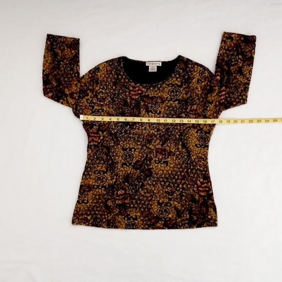 NOTATIONS Floral Top, size S - Picture 6 of 11